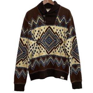 Men's Brown Patterned Shirt